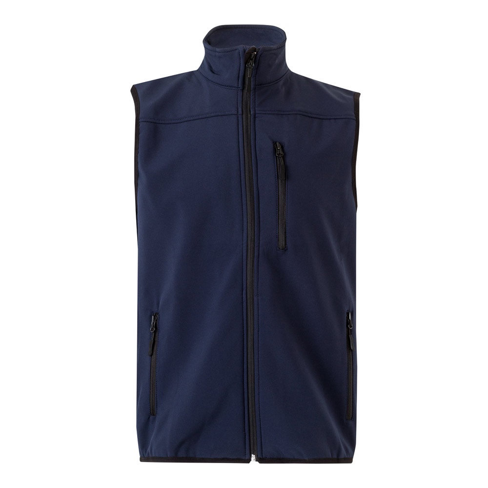 Softshell-Weste (280 g/m²), mit Polarfutter, aus Polyester (94 %) und Elastan (6 %) | VL Varuna – Dunkelblau