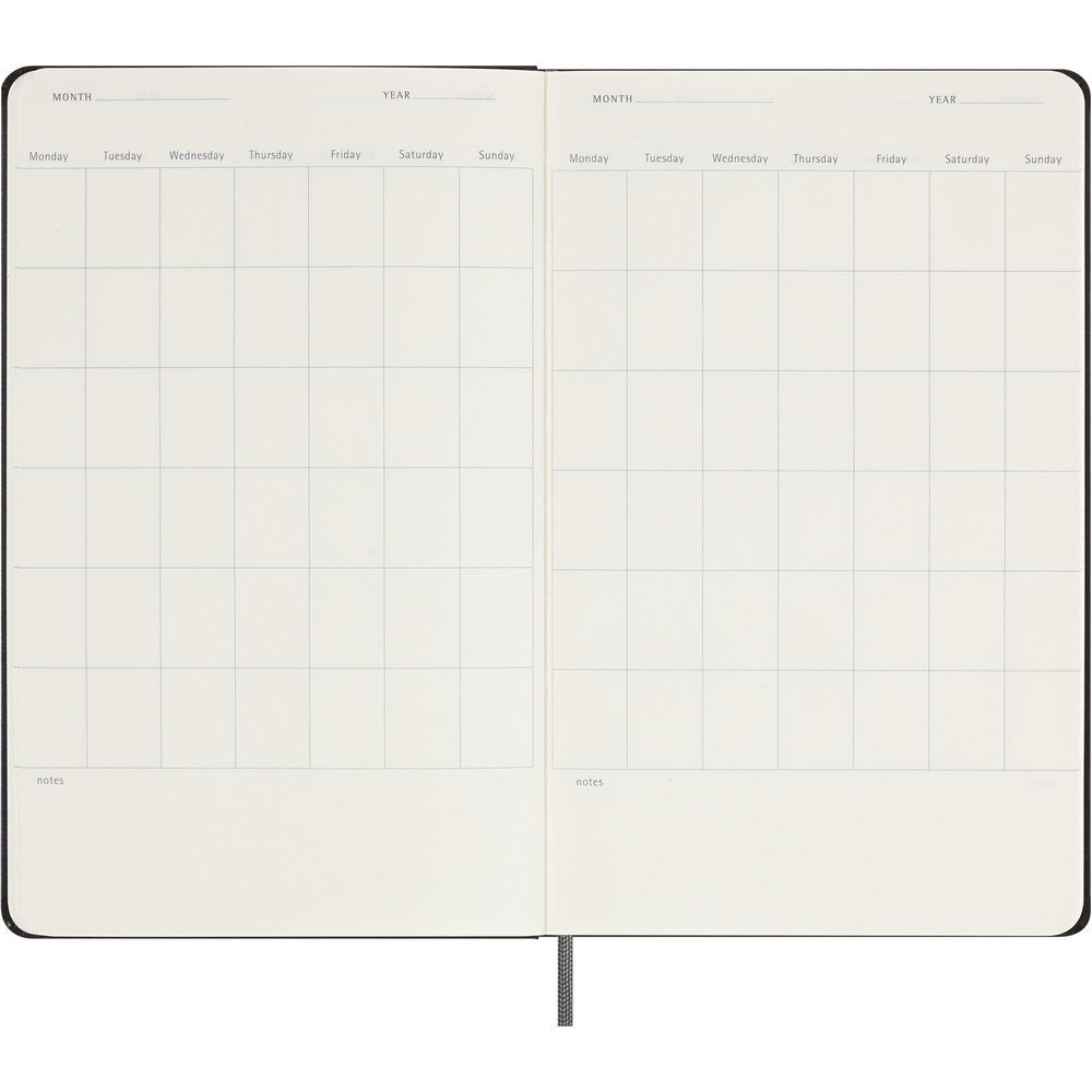 MOLESKINE UNDATED planer in Schwarz, Ansicht 7