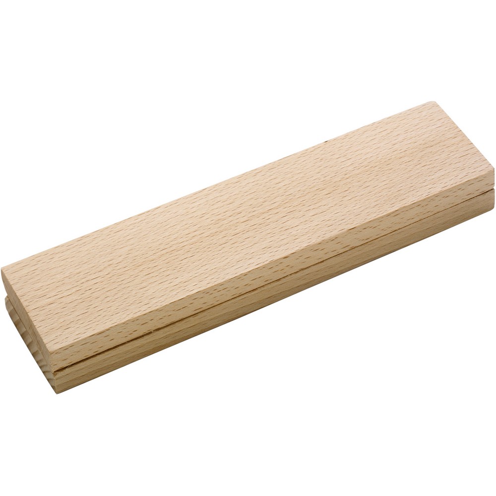 Schreibset, Kugelschreiber und Druckbleistift in Holz, Ansicht 3