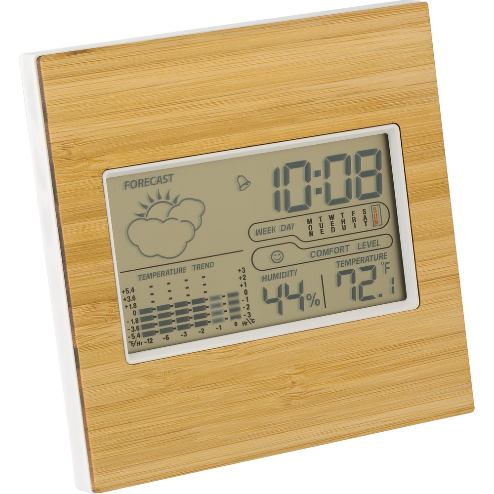 Wetterstation in Holz, Ansicht 4