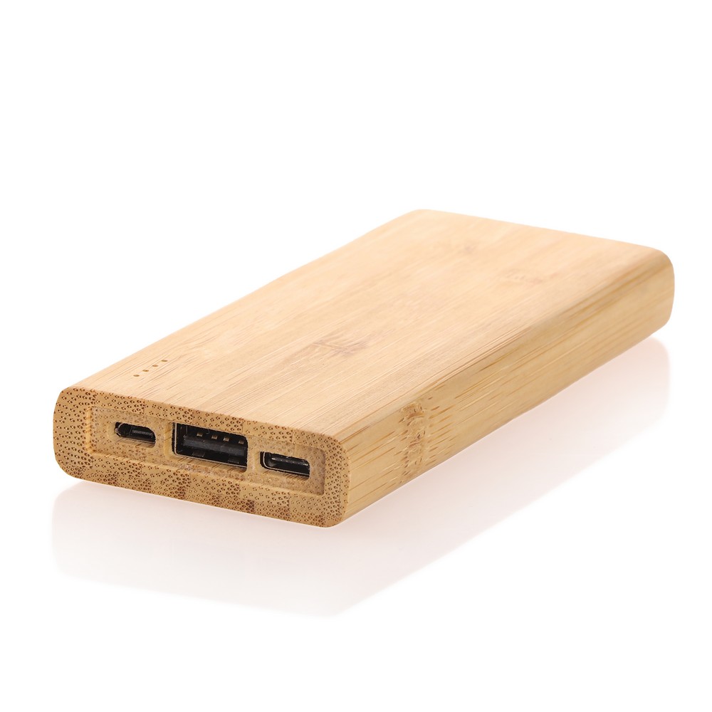 B'RIGHT Bambus-Powerbank 5000 mAh | Posey in Holz, Ansicht 5