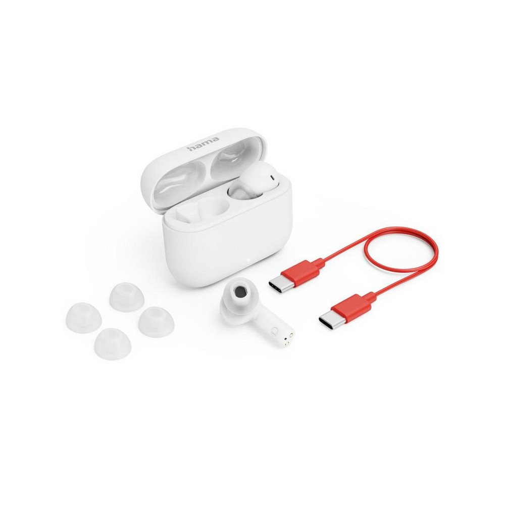 Kabellose Kopfhörer Hama Passion Clear II ANC in Weiß, Ansicht 11