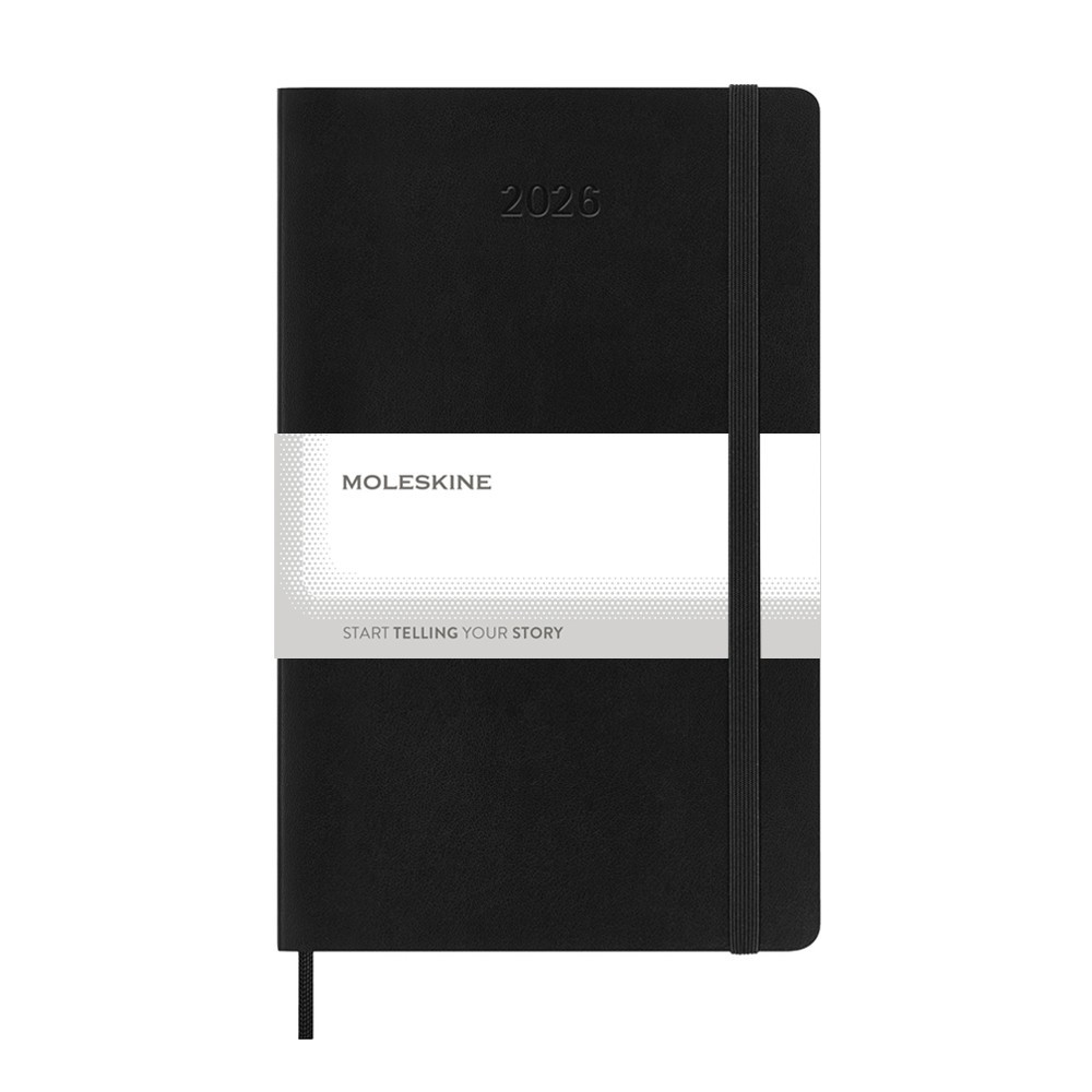 MOLESKINE Wochenkalender mit Notizbuch in Schwarz, Ansicht 2