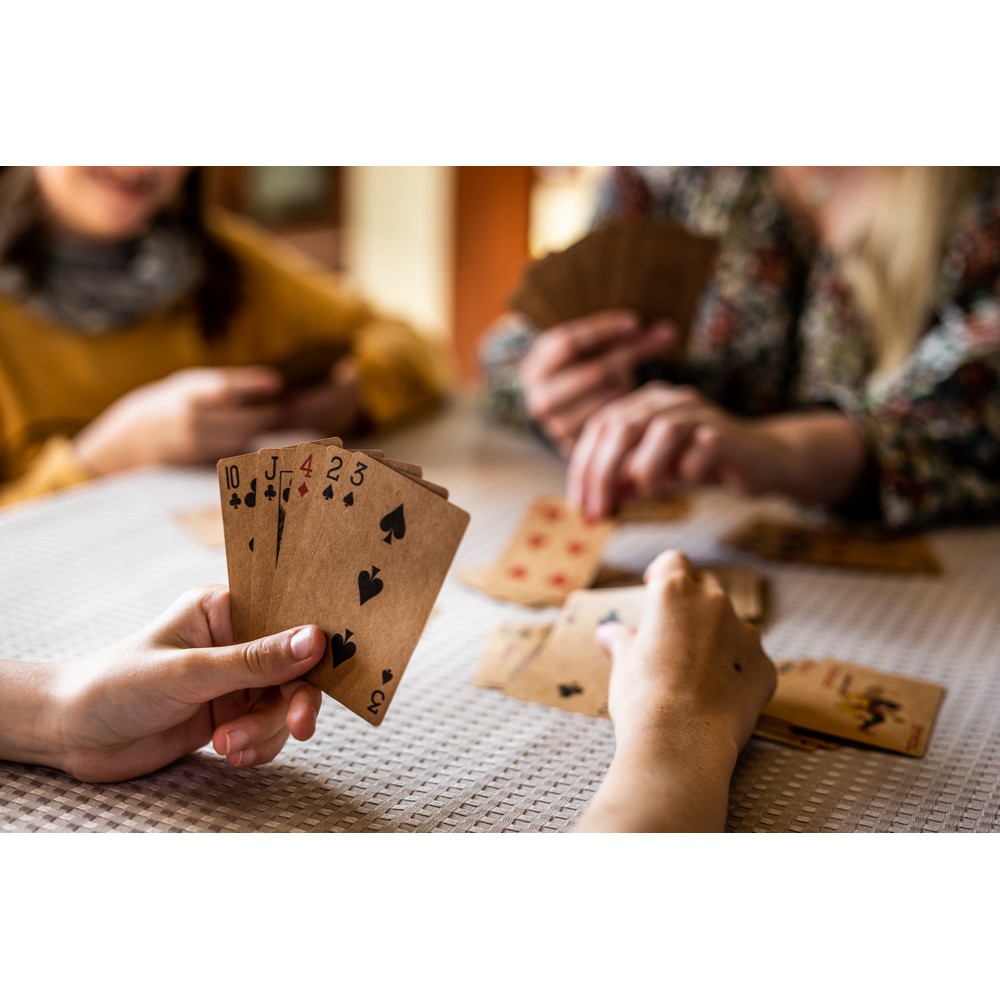 Spielkarten aus Recyclingpapier | Harper in Neutral, Ansicht 2