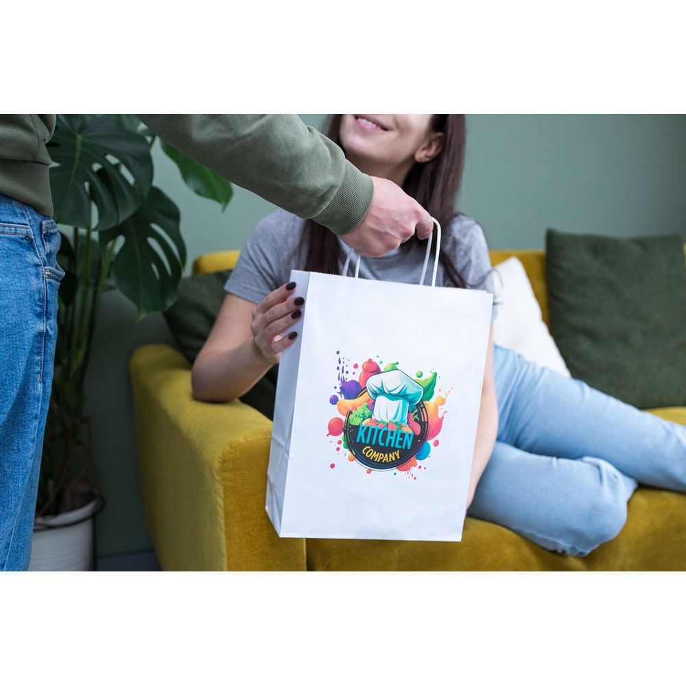 Papiertasche A4 | Dialla BX in Weiß, Ansicht 13