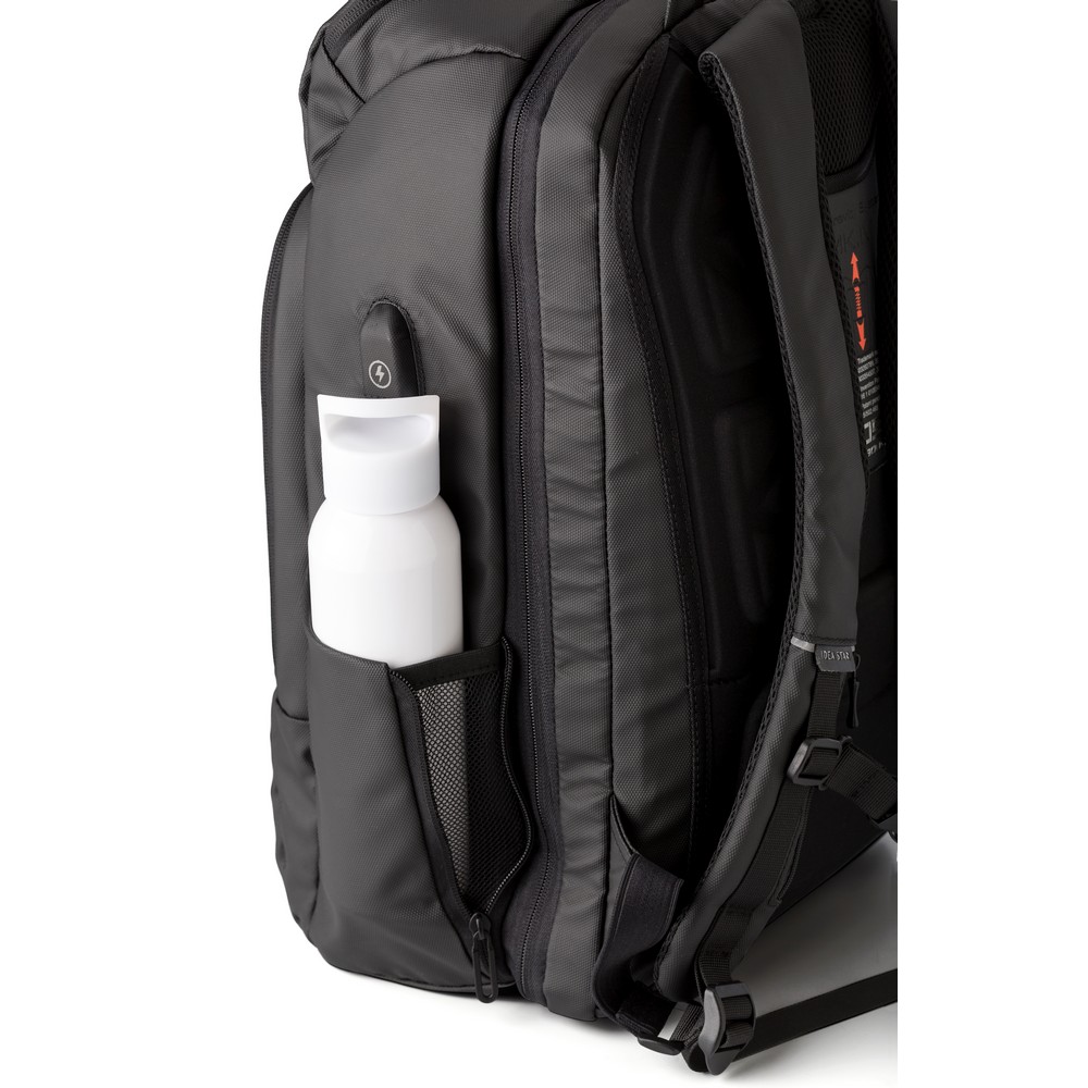 Laptop-Rucksack 15" in Schwarz, Ansicht 8