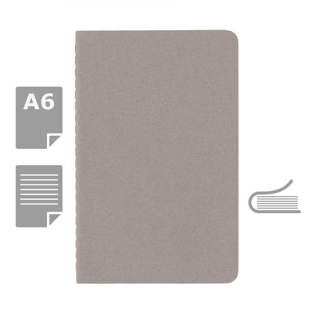 MOLESKINE Cahier Journal ca. A6 in Grau, Ansicht 2