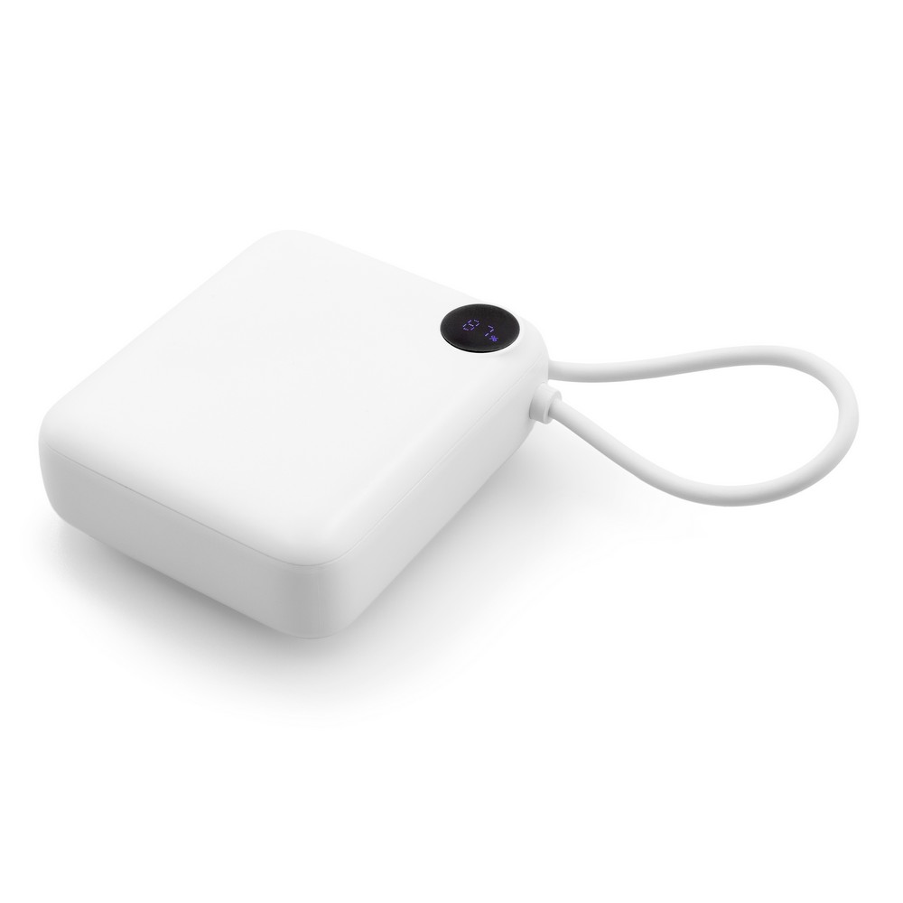 Power bank 10000 mAh | Alula in Weiß, Ansicht 4