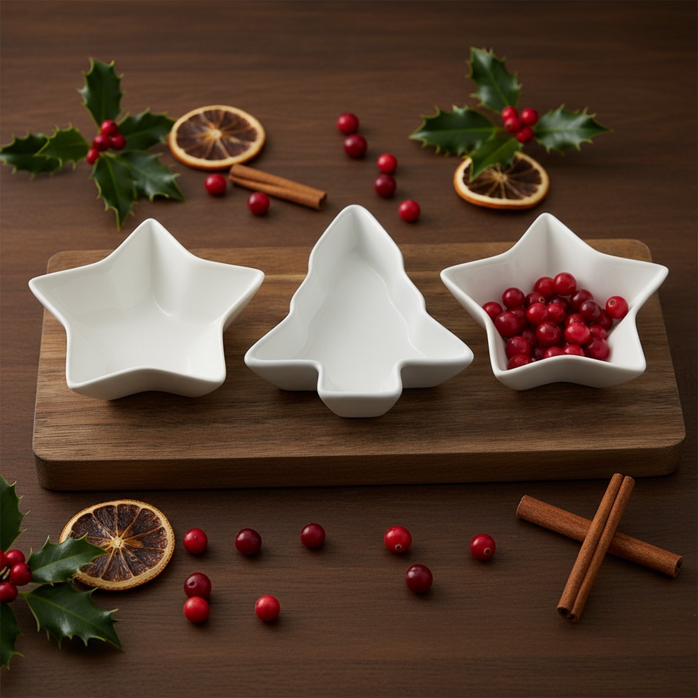 Weihnachts-Dip-Set in Weiß, Ansicht 12
