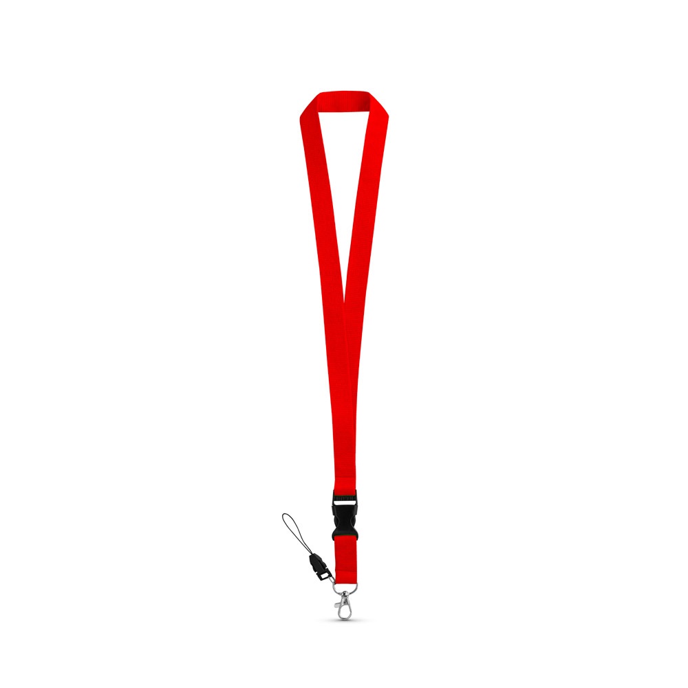 Lanyard aus Polyester | Anquetil – Rot