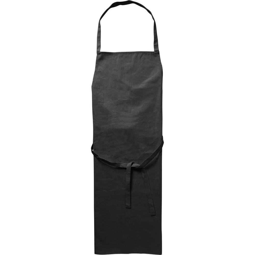 Küchen-Schürze aus Baumwolle in Schwarz