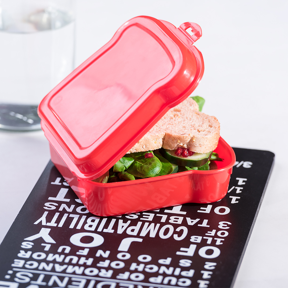 Lunchbox "Sandwich" 450 ml in Hellgrün, Ansicht 2