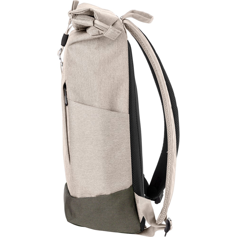 Aufrollbarer Rucksack in Beige, Ansicht 2