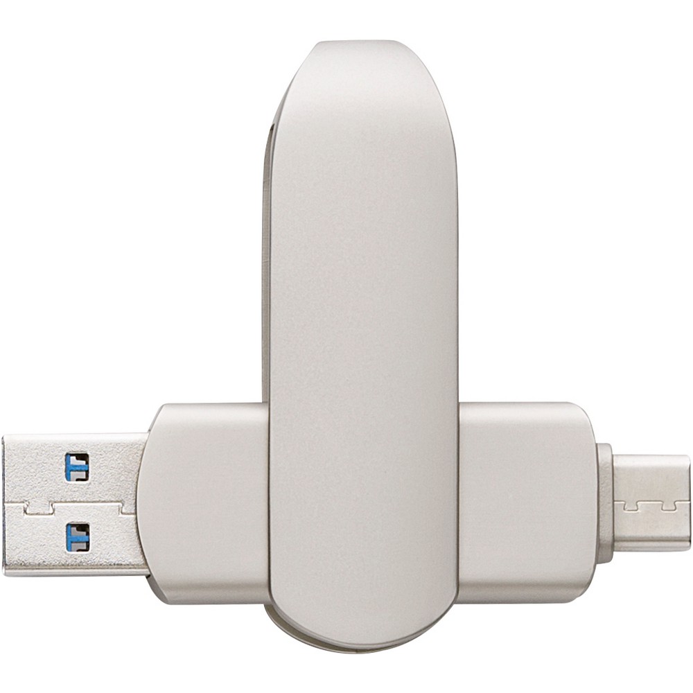 USB-Stick 64 GB in Silber, Ansicht 3