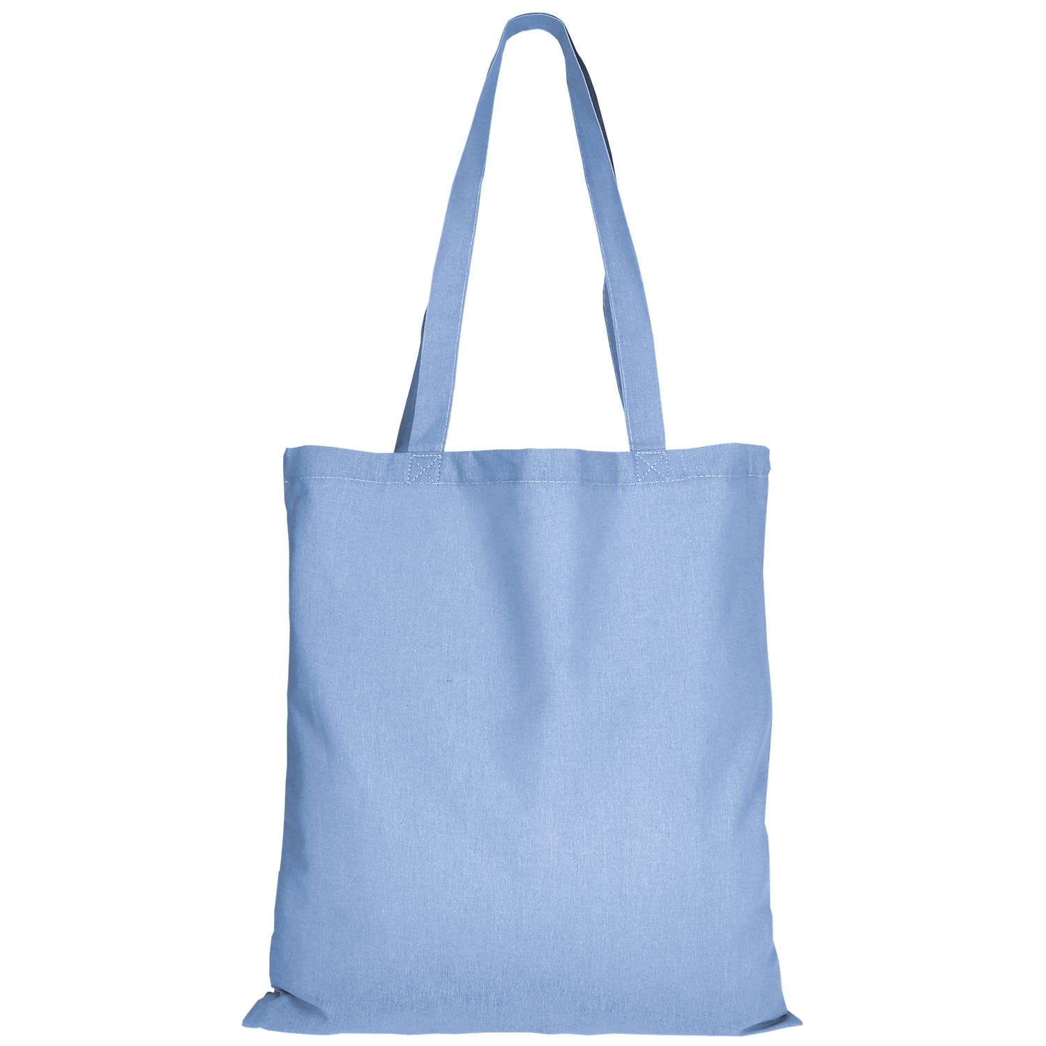 Baumwolltasche CLASSIC mit zwei langen Henkeln in Himmelblau