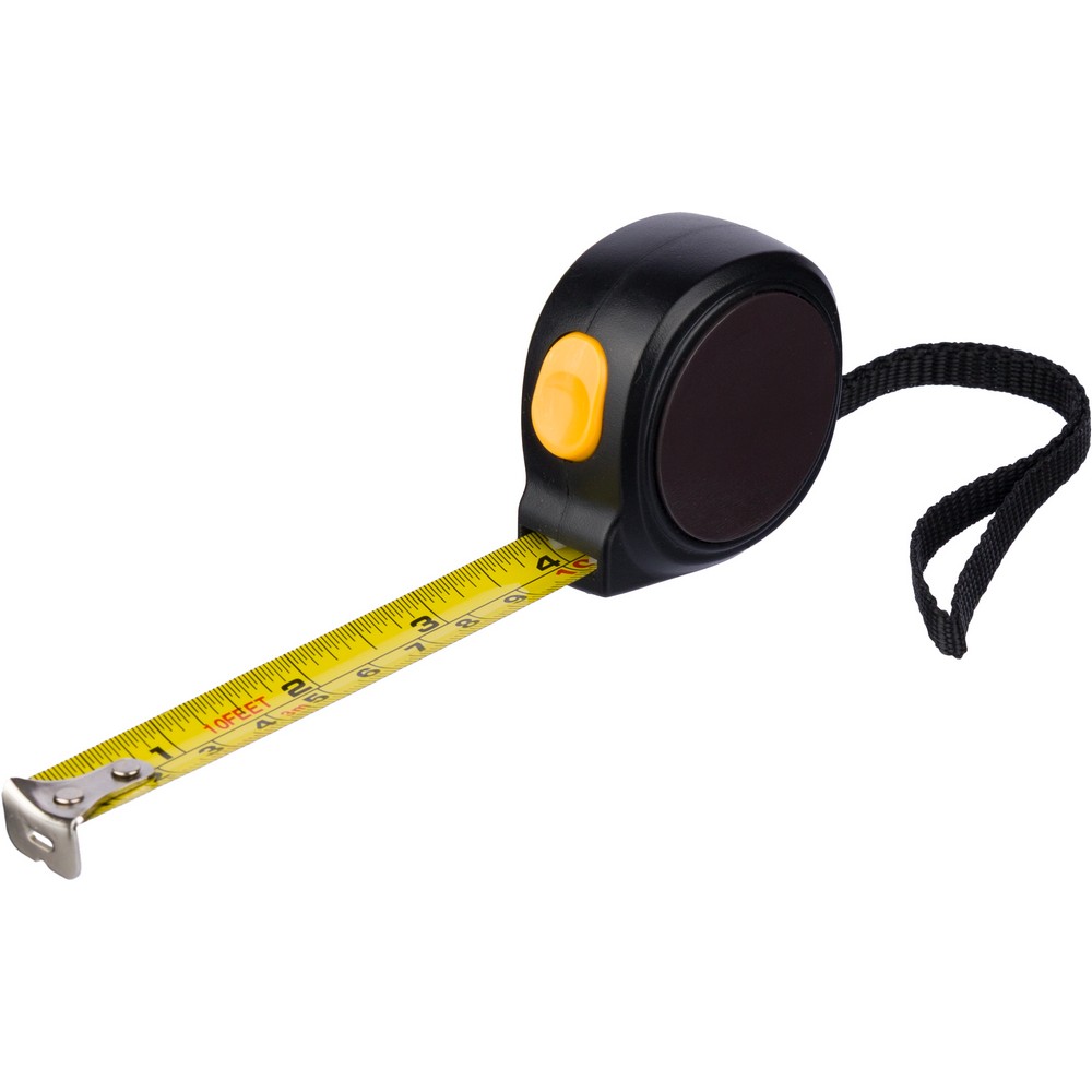 Magnetisches Maßband 3m in Schwarz
