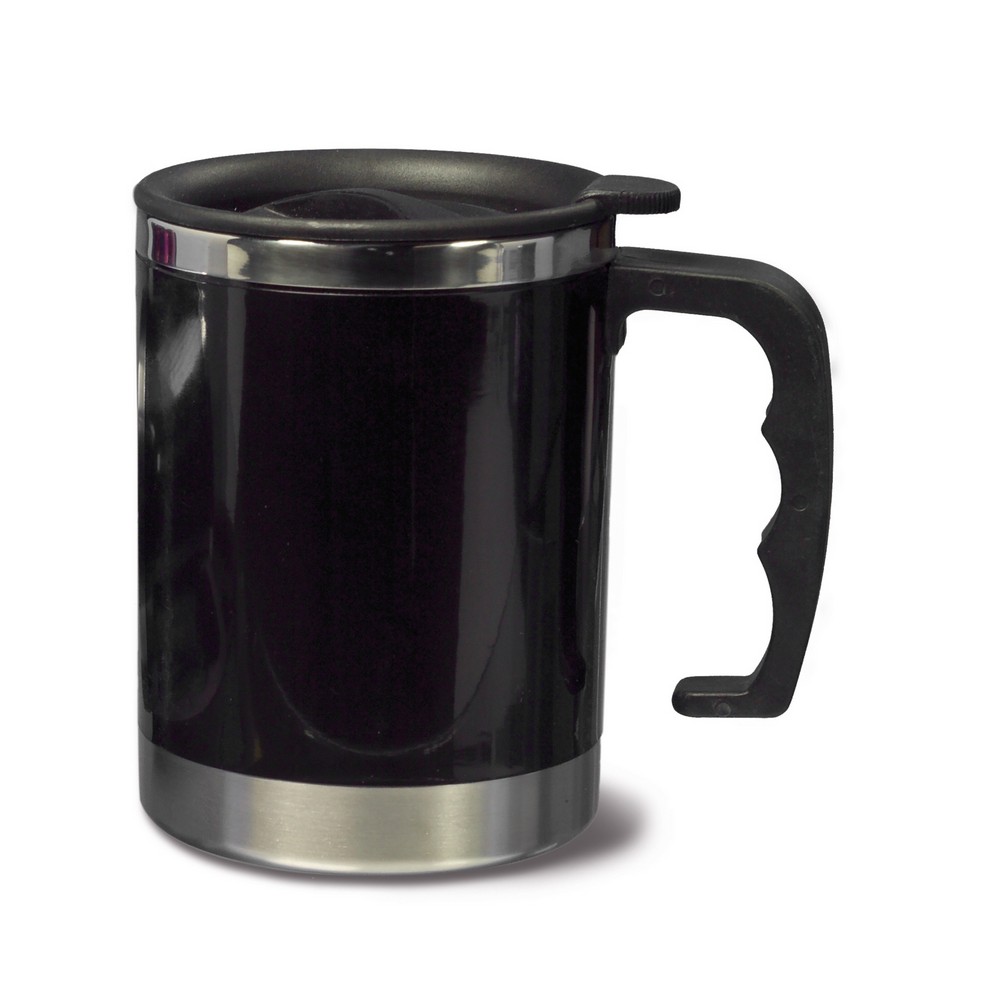 Reisebecher 400 ml in Schwarz