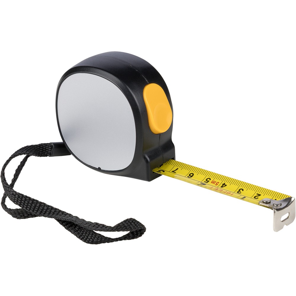 Magnetisches Maßband 5m in Schwarz
