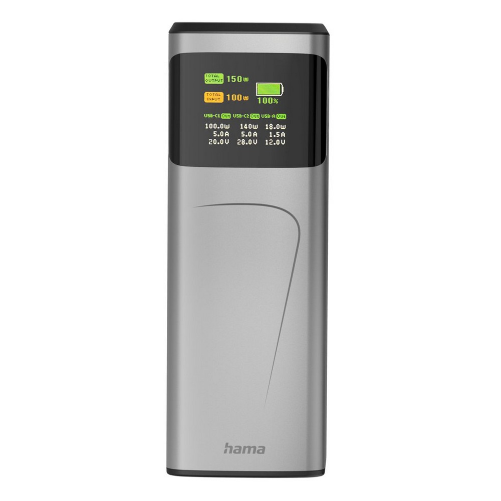 Powerbank 24000 mAh Hama High Power 150 W in Graphit, Ansicht 16