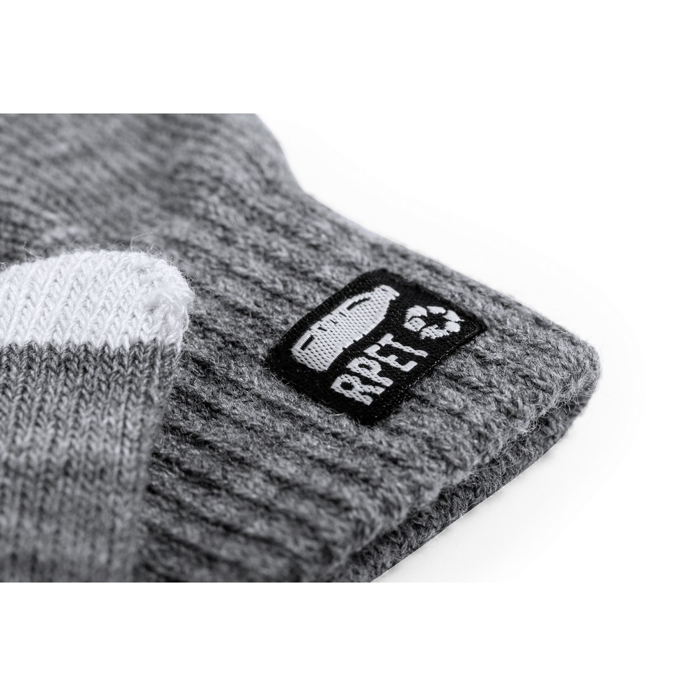 Handschuhe aus RPET in Grau, Ansicht 3
