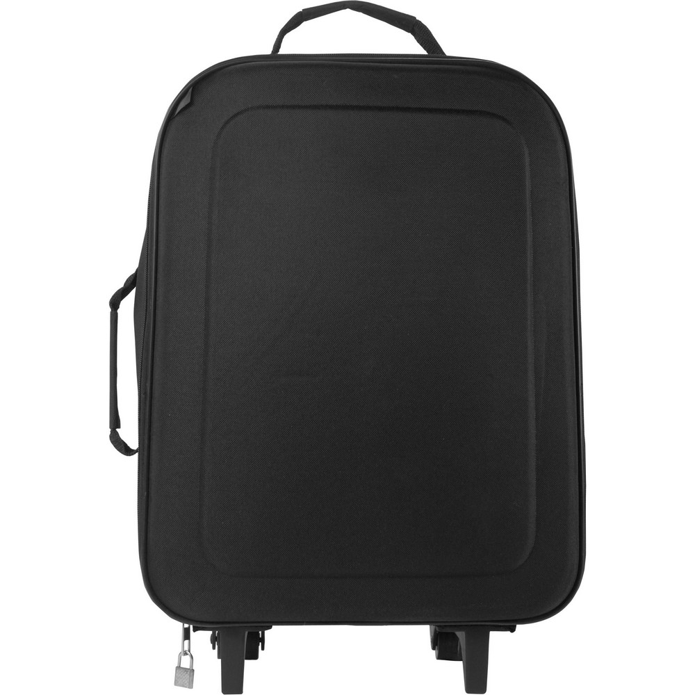 Trolley-Reisetasche, faltbar in Schwarz, Ansicht 7