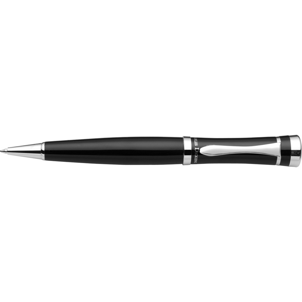 Kugelschreiber Charles Dickens® Kugelschreiber in Box – V1104 in schwarz, Ansicht 4