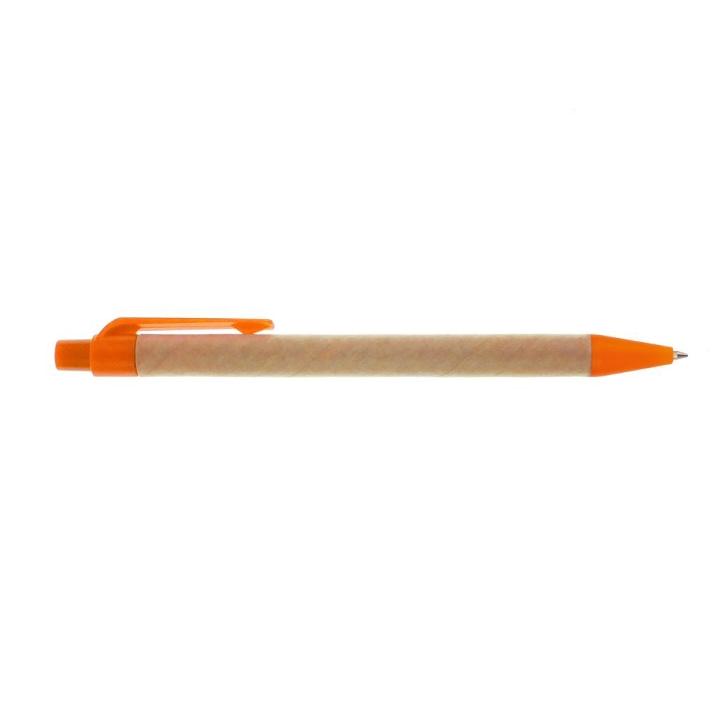 Kugelschreiber aus recyceltem Karton | Nicholas in Orange, Ansicht 4