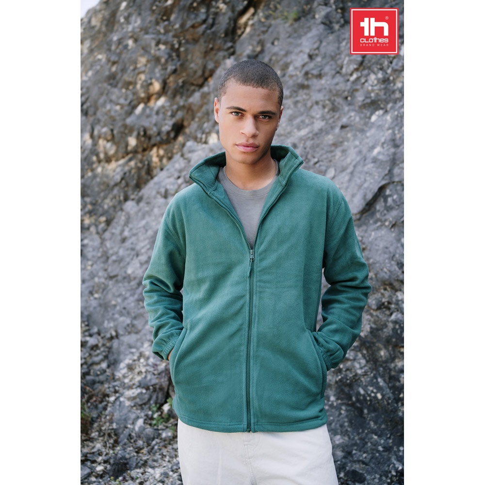 Herren Polarjacke HD aus Polyester | THC Gama – Schwarz, Ansicht 5