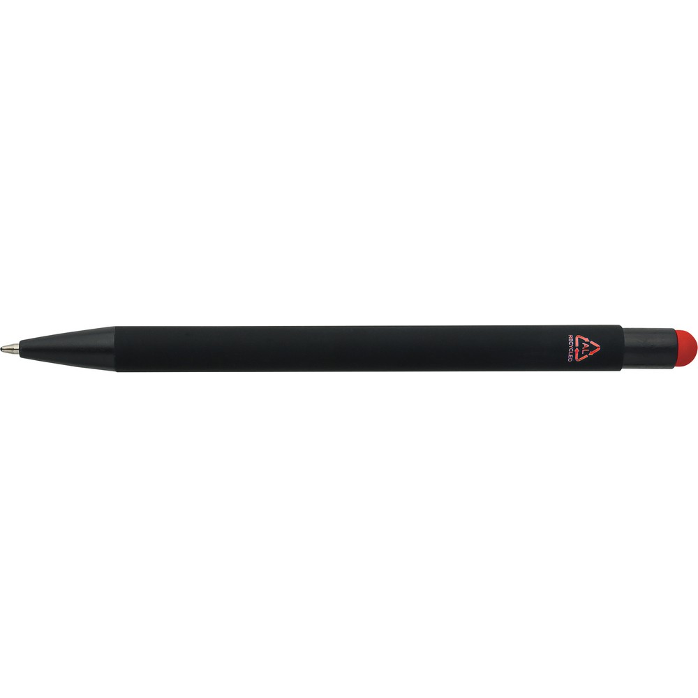 Kugelschreiber mit Stylus-Spitze in 10 Farben – VB286 in rot, Ansicht 4