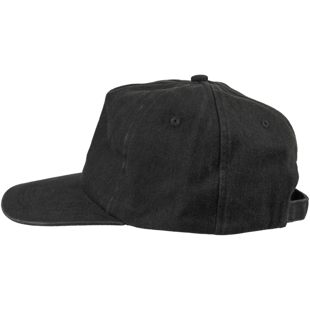 Schirmmütze aus 240 g/m² Baumwolle in Schwarz, Ansicht 3