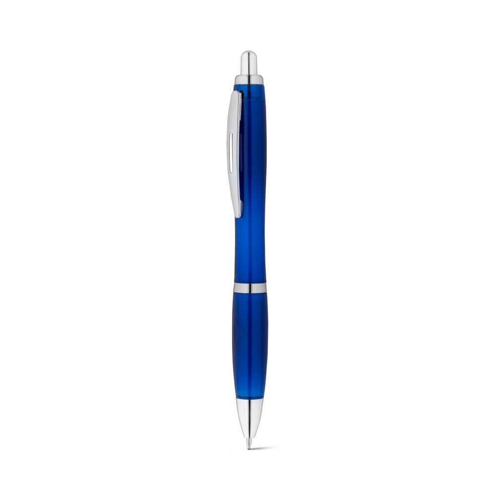 Recyceltes PET (100% rPET)-Kugelschreiber mit Metallclip | Swing Rpet – Blau, Ansicht 3