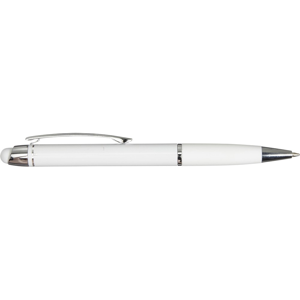 Kugelschreiber mit Touch-Pen in Weiß, Ansicht 6