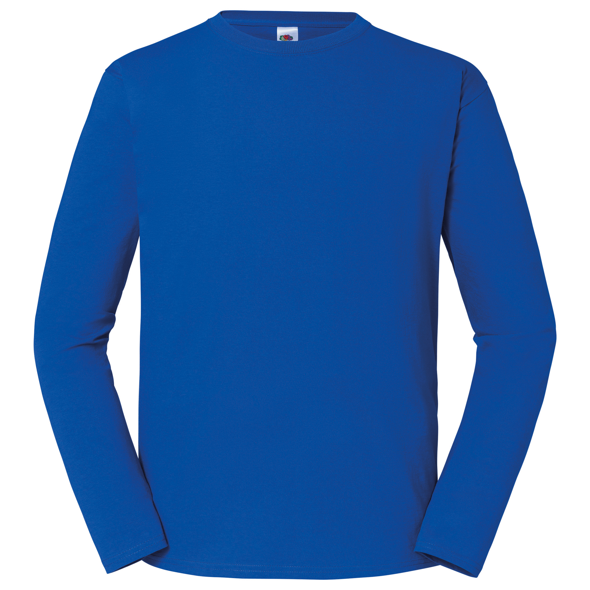 Fruit of the Loom Iconic 195 Ringspun Premium Long Sleeve T in Royal