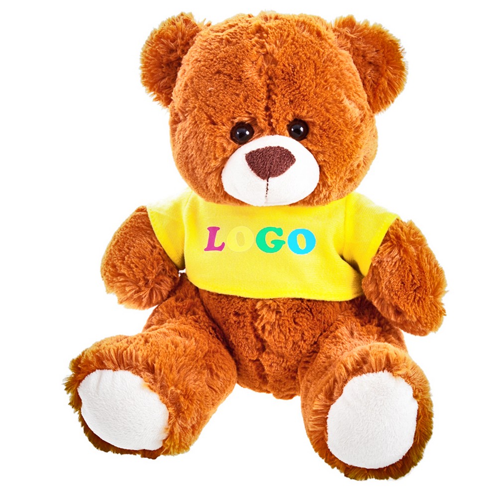 Teddybär mit T-Shirt | Josh Brown in Braun, Ansicht 4