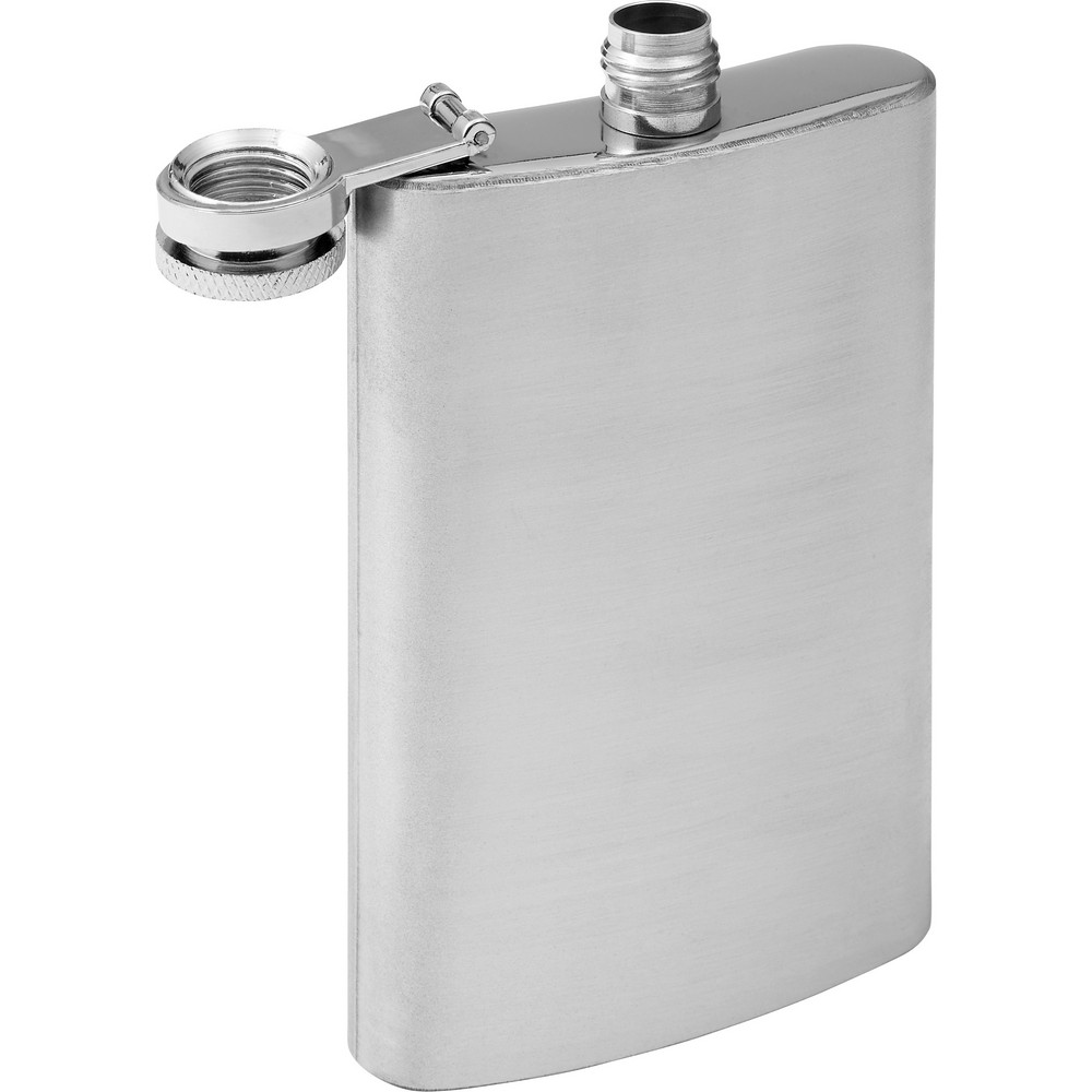 Flachmann 100 ml in Silber, Ansicht 2