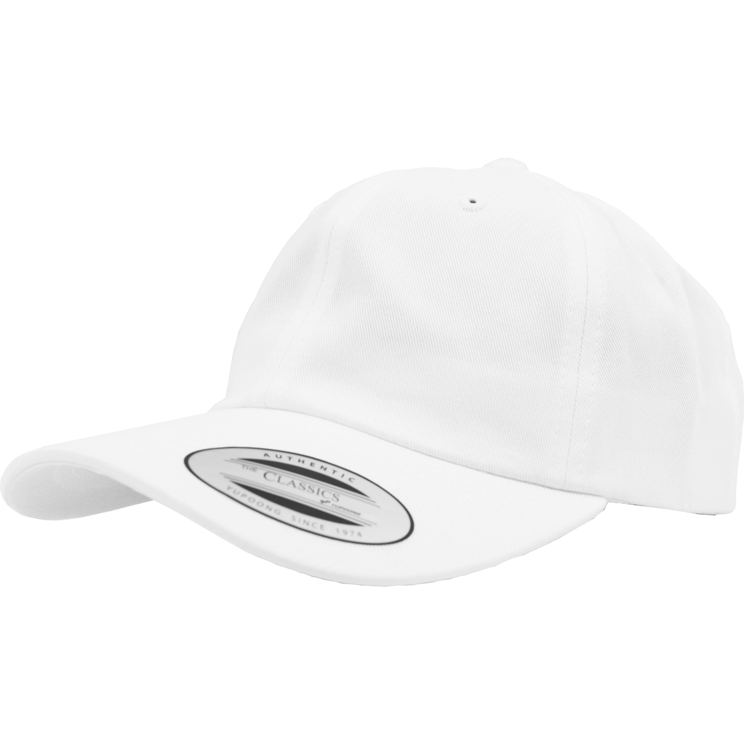 Flexfit Low Profile Cotton Twill Cap in Weiß