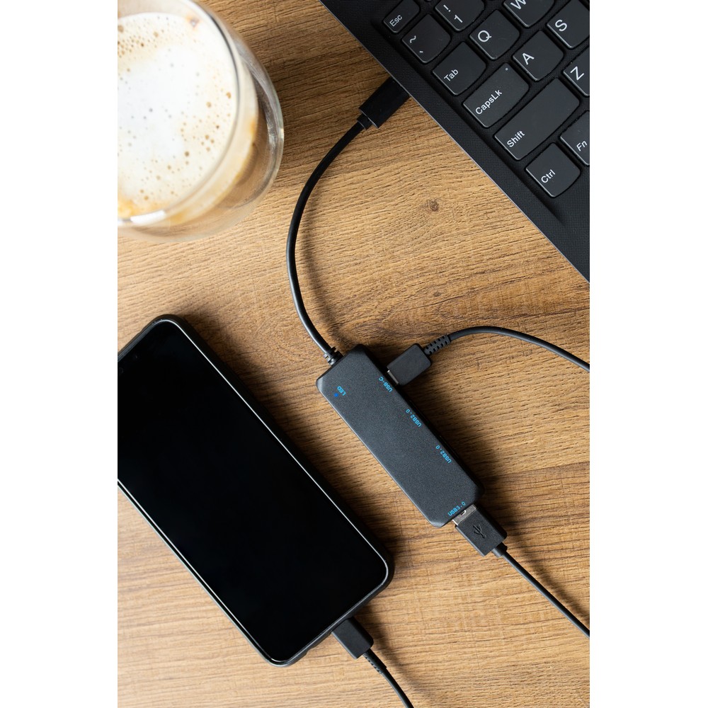 RABS USB und USB-C Hub | Gerard in Schwarz, Ansicht 6