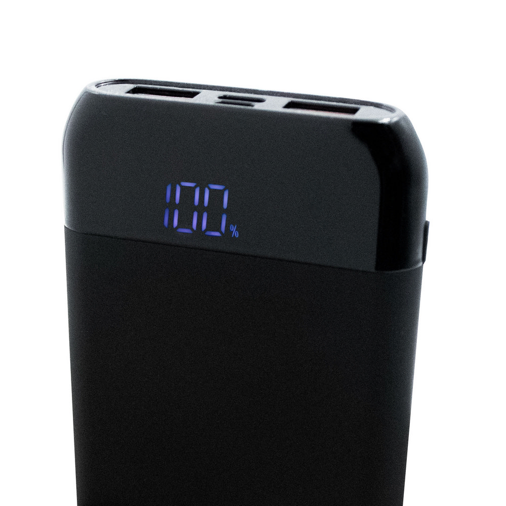 Exclusive Collection Powerbank 10 000 mAh, Wireless Ladegerät 5W-15W | Cory in Schwarz, Ansicht 4