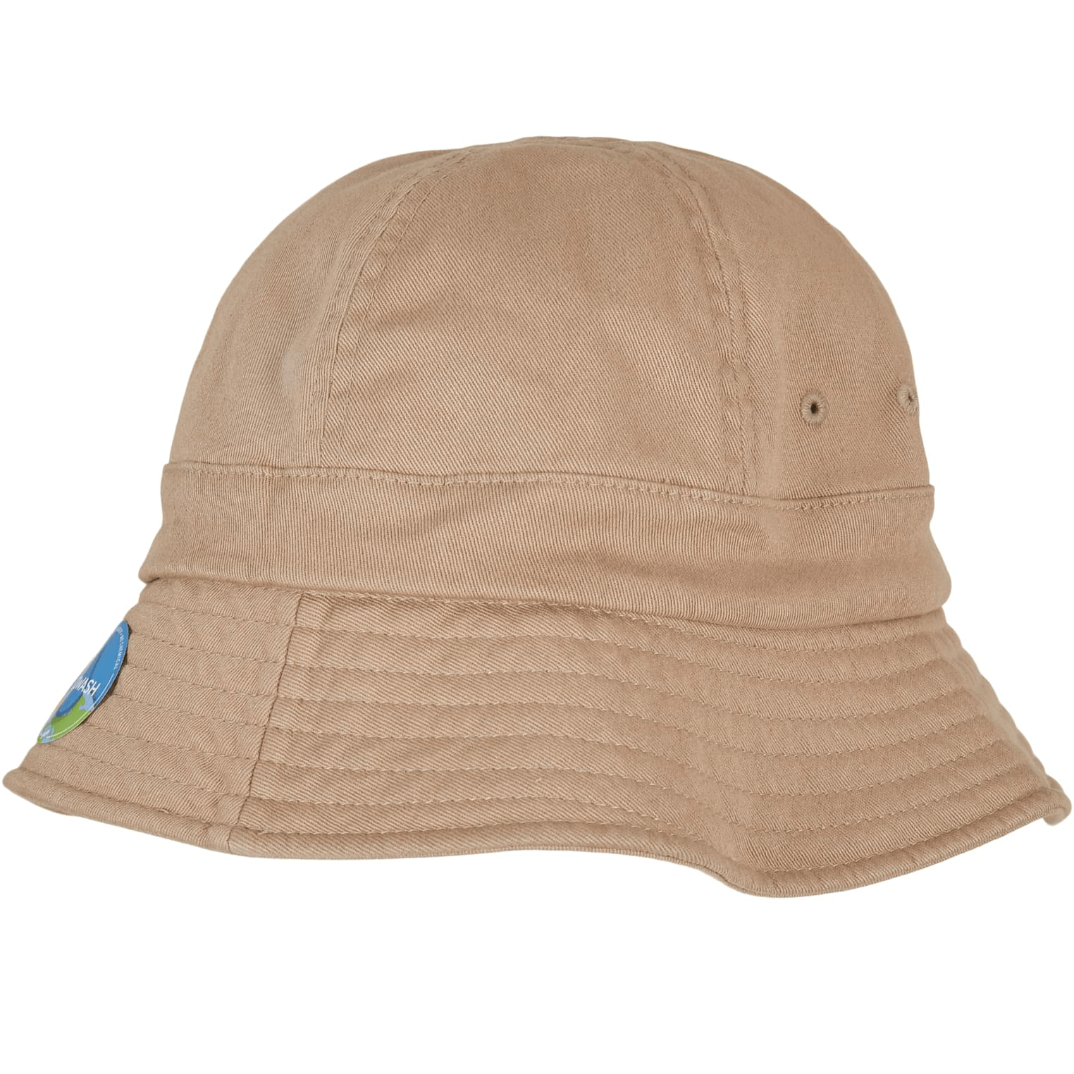 Eco Washing Flexfit Notop Tennis Hat in Khaki
