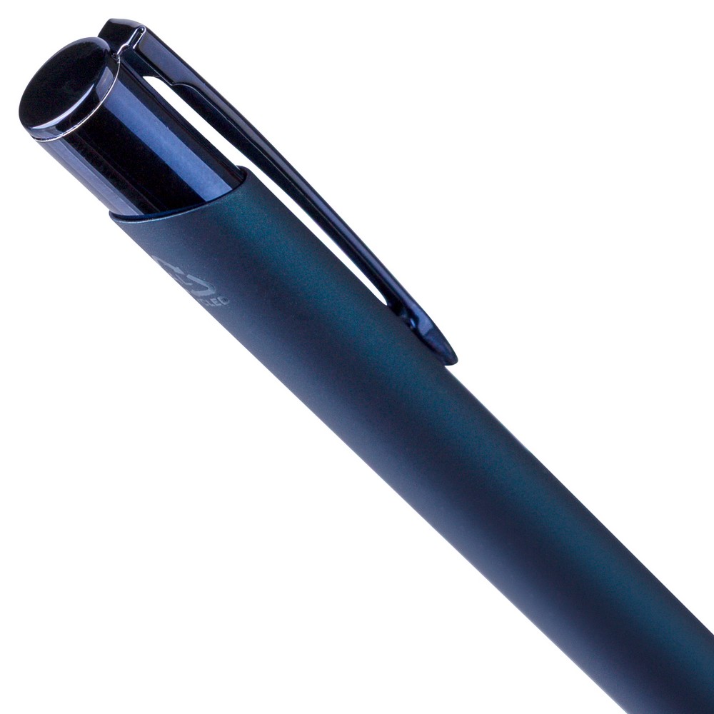 Kugelschreiber aus recyceltem Material in 8 Farben – VB130 in blau, Ansicht 3