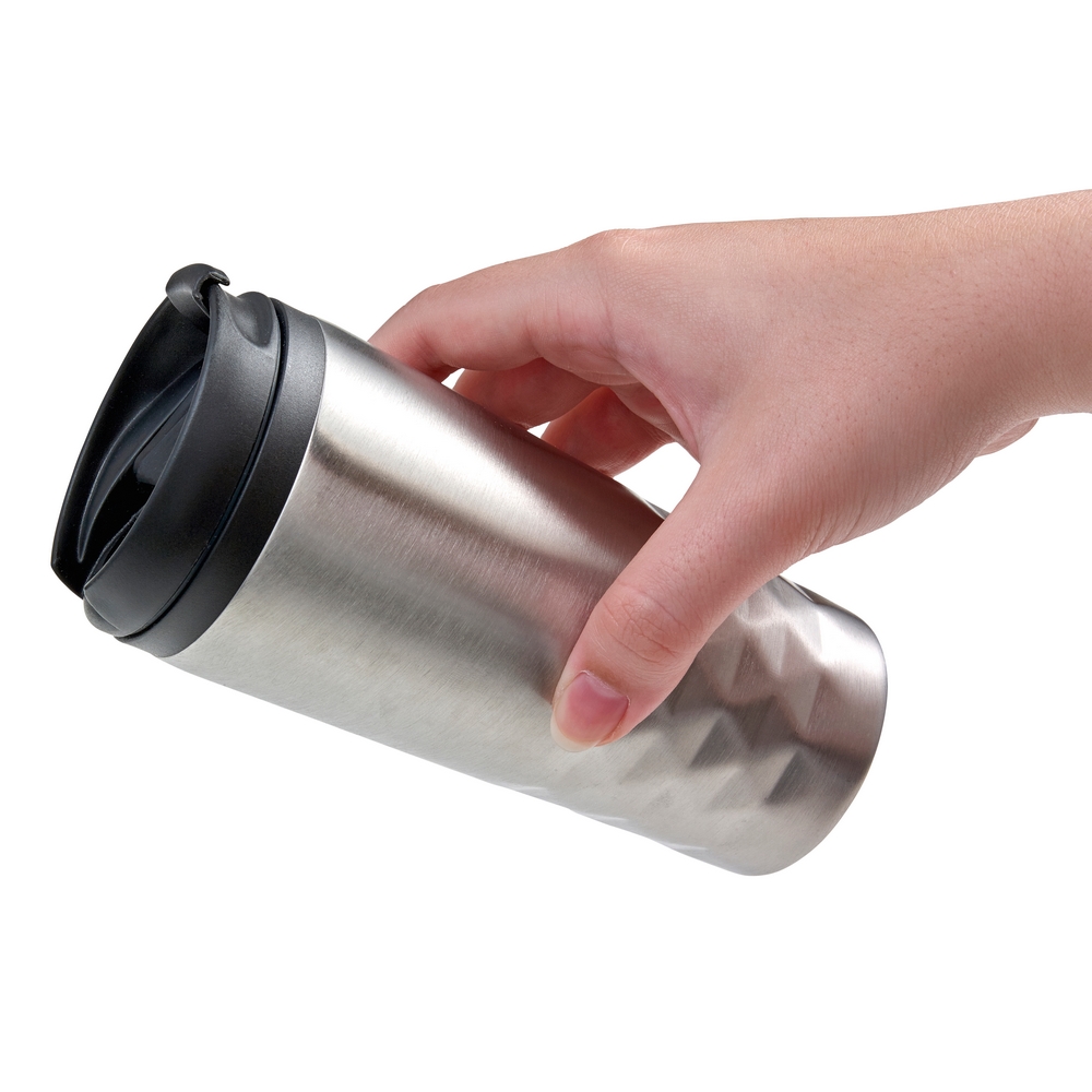 Thermobecher 300 ml in Silber, Ansicht 2