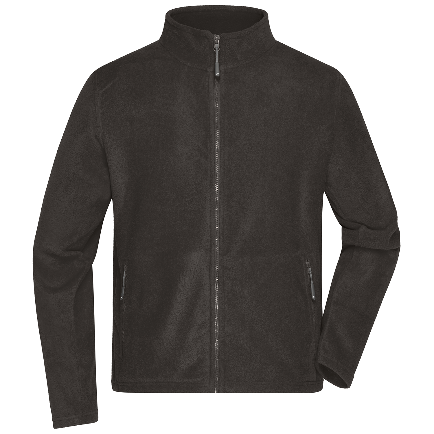 Fleece Jacke in Dunkelgrau