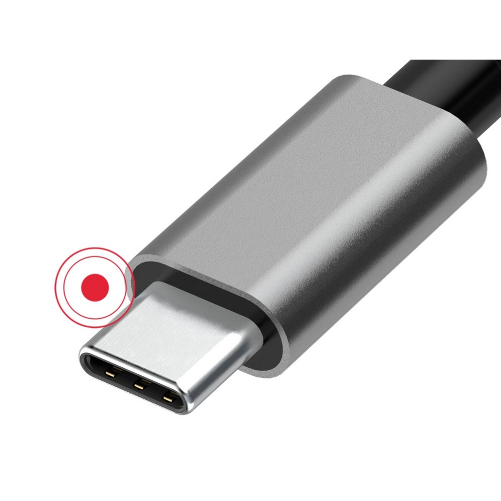 Hub USB, USB-C, HDMI Hama in Grau, Ansicht 3