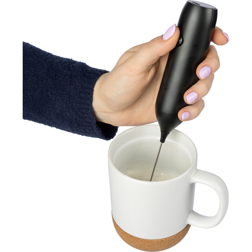 Milchschäumer in Schwarz, Ansicht 10