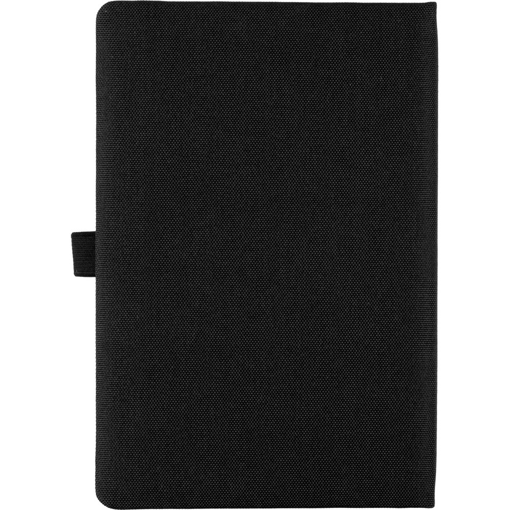 Notizbuch ca. A5 RPET in Schwarz, Ansicht 2
