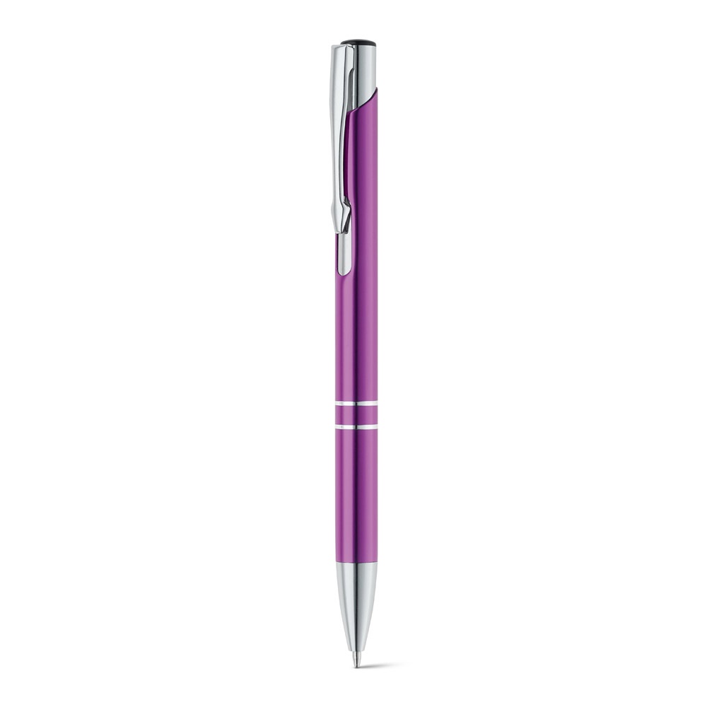 Aluminium-Kugelschreiber mit Clip | Beta – Violett, Ansicht 2