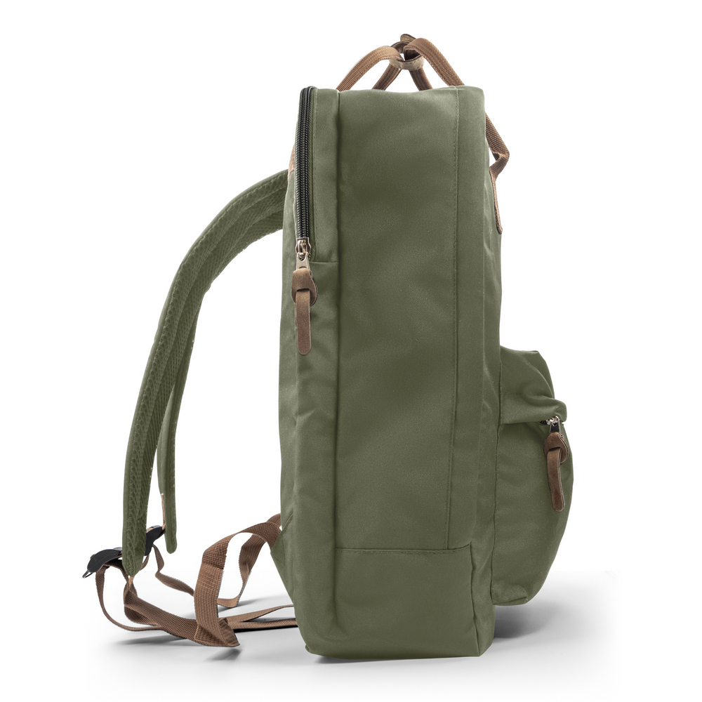 B'RIGHT Laptop-Rucksack 15,6", aus RPET | Finlay in Grün, Ansicht 7