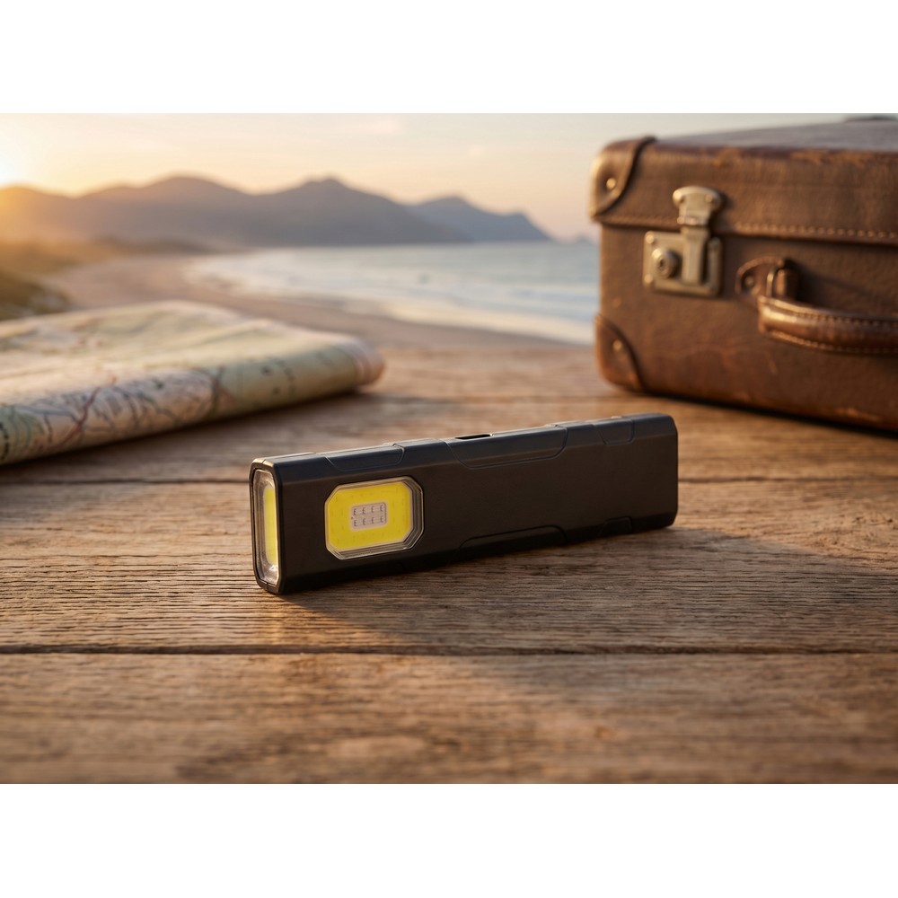 Taschenlampe mit Magnet und Clip | Zelik in Schwarz, Ansicht 17