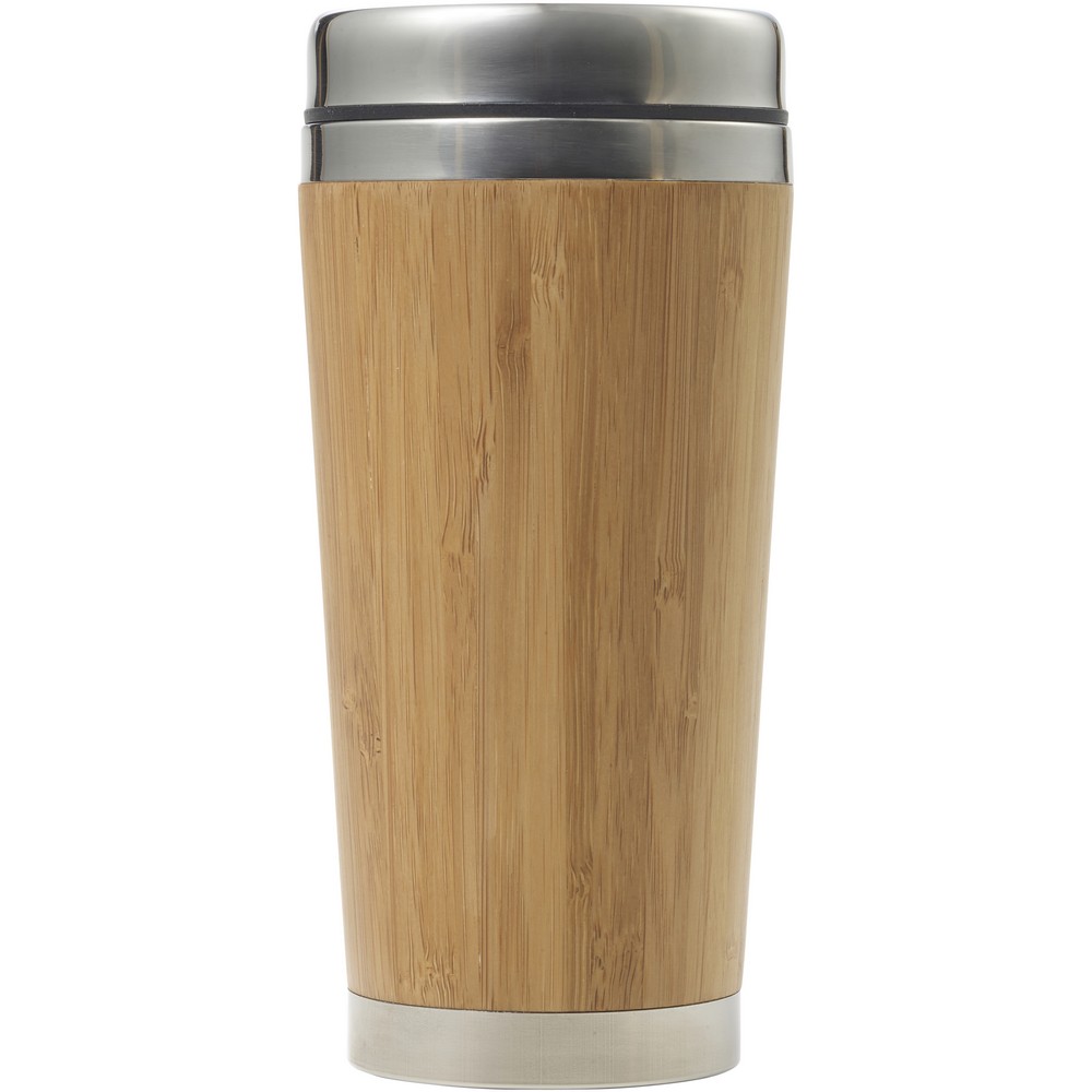 Reisebecher aus Bambus 400 ml in Hellbraun, Ansicht 6