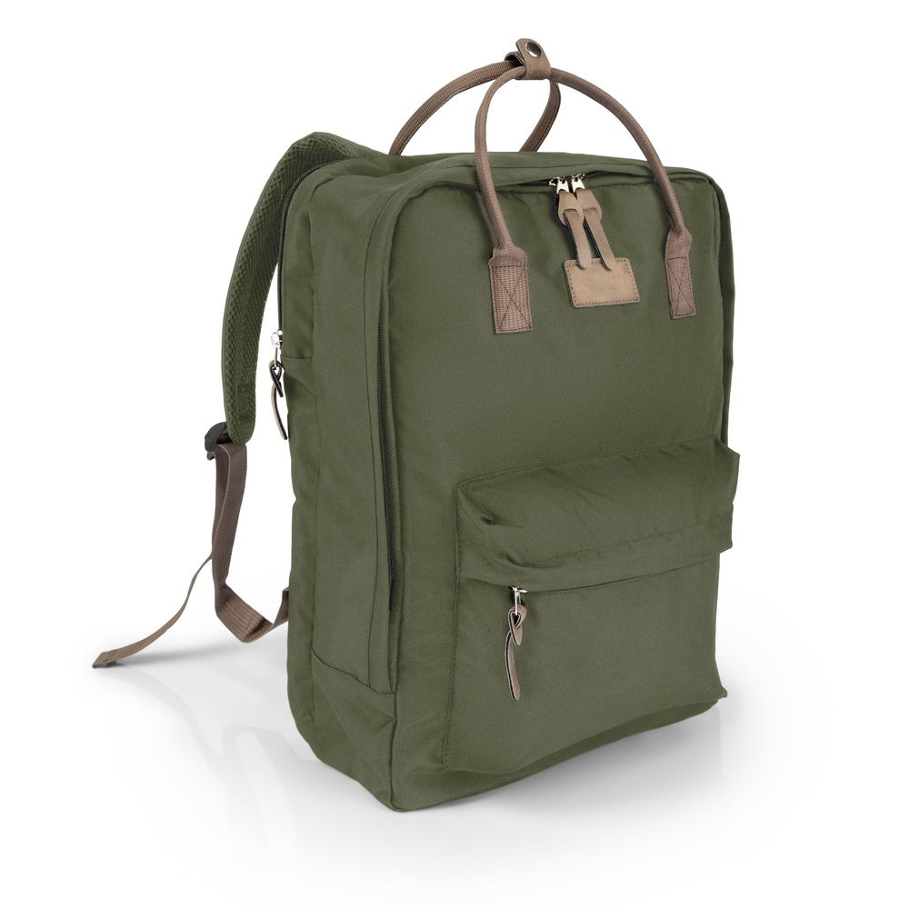 B'RIGHT Laptop-Rucksack 15,6", aus RPET | Finlay in Grün, Ansicht 5